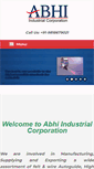 Mobile Screenshot of abhiindustrial.com